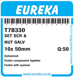 T7B330 - Set Screw & Nut -T7B330_Label_T